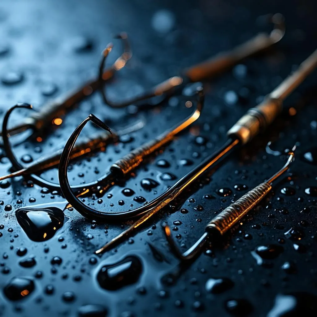 Precision fishing hook manufacturing